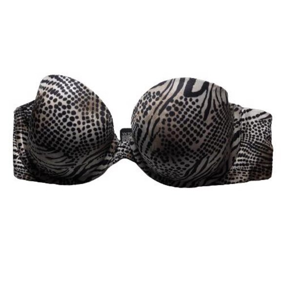 Victoria's Secret Leopard Print Push up Bra Size 34C #4112-1 - Picture 1 of 8